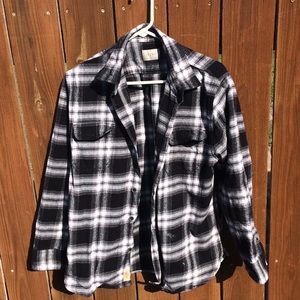 Jachs black & white flannel